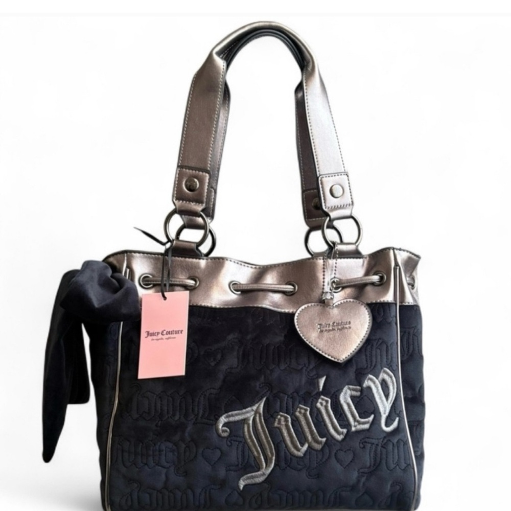 !! ISO!!Juicy Couture Black and Silver Daydreamer Purse